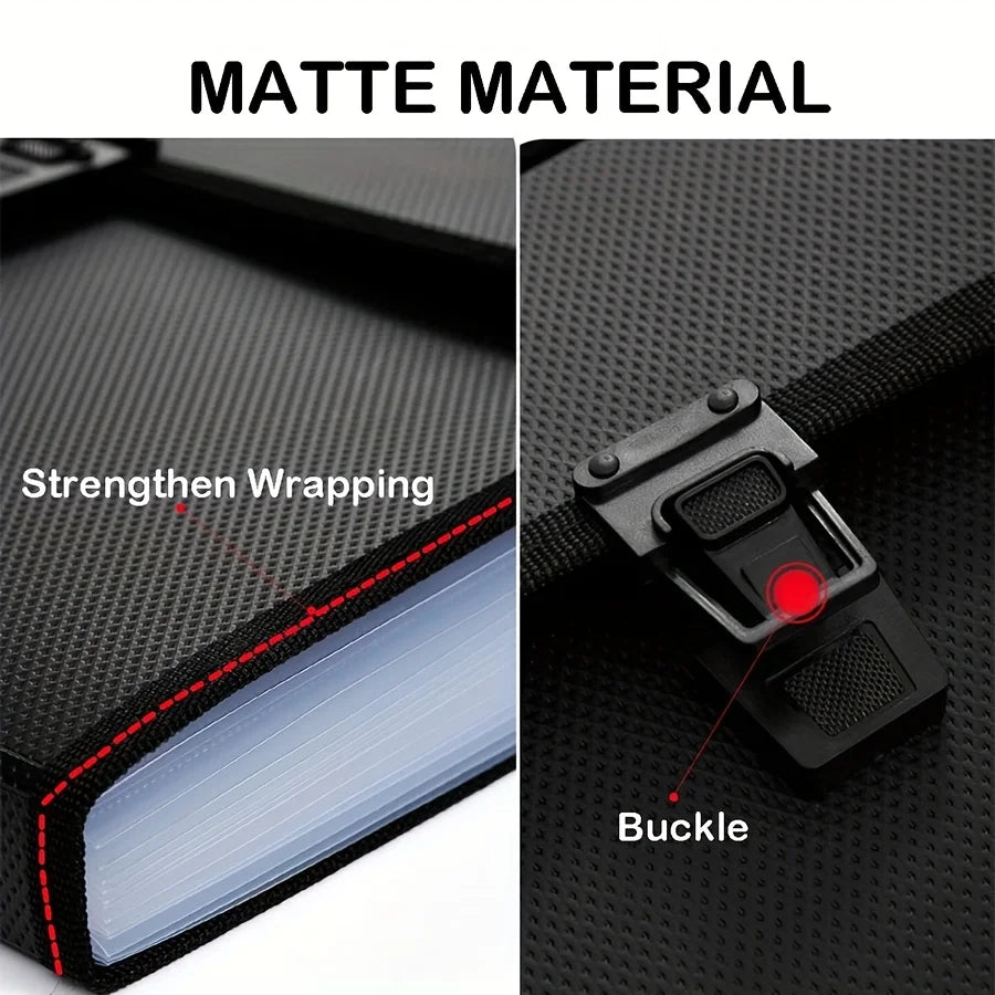 13-Compartment A4 Document Folder | Portable Multifunctional Organizer, Modern PP Business Briefcase with Durable Zipper Closure