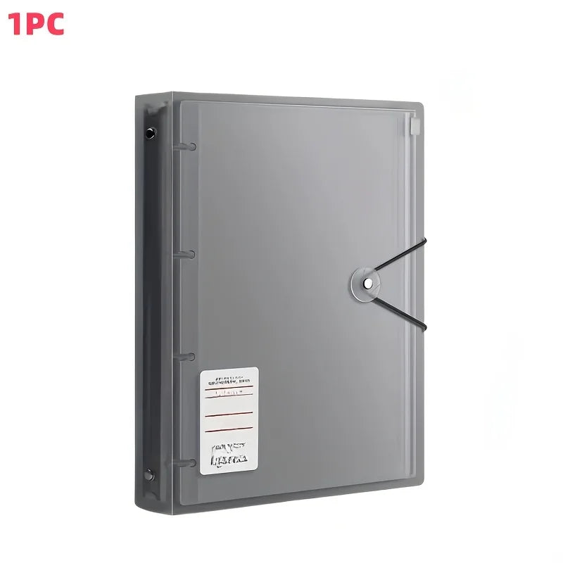 7-in-1 A4 Document Storage Bag Student Waterproof Zip File Bag Makeup Bag School Office Supplies Miscellaneous Storage Organizer