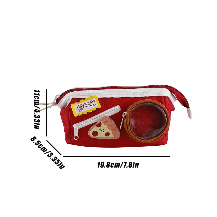 Kawaii Bag Large Capacity Ins Pencil Case for Girls, Cute School Supplies Organizer Pouch, Teen Student Stationery Storage