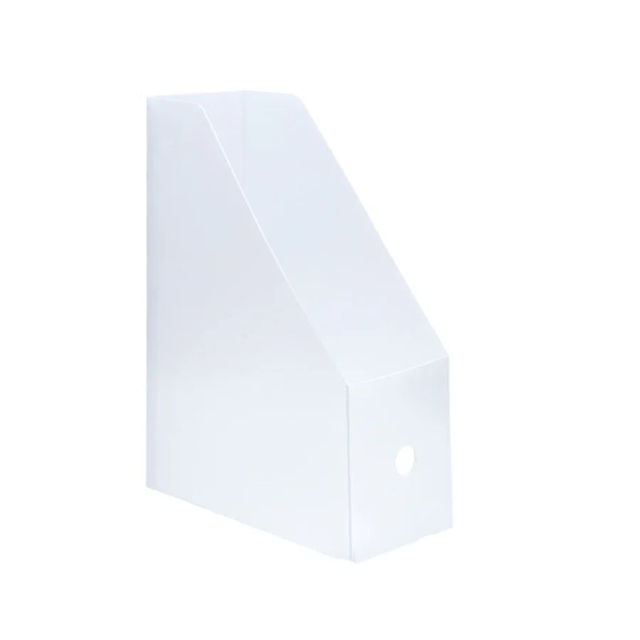 1pc Desktop Storage Book Standing Box File Rack Piece Frame Storage Box Book Standing Rack Data Rack Stationery Rack